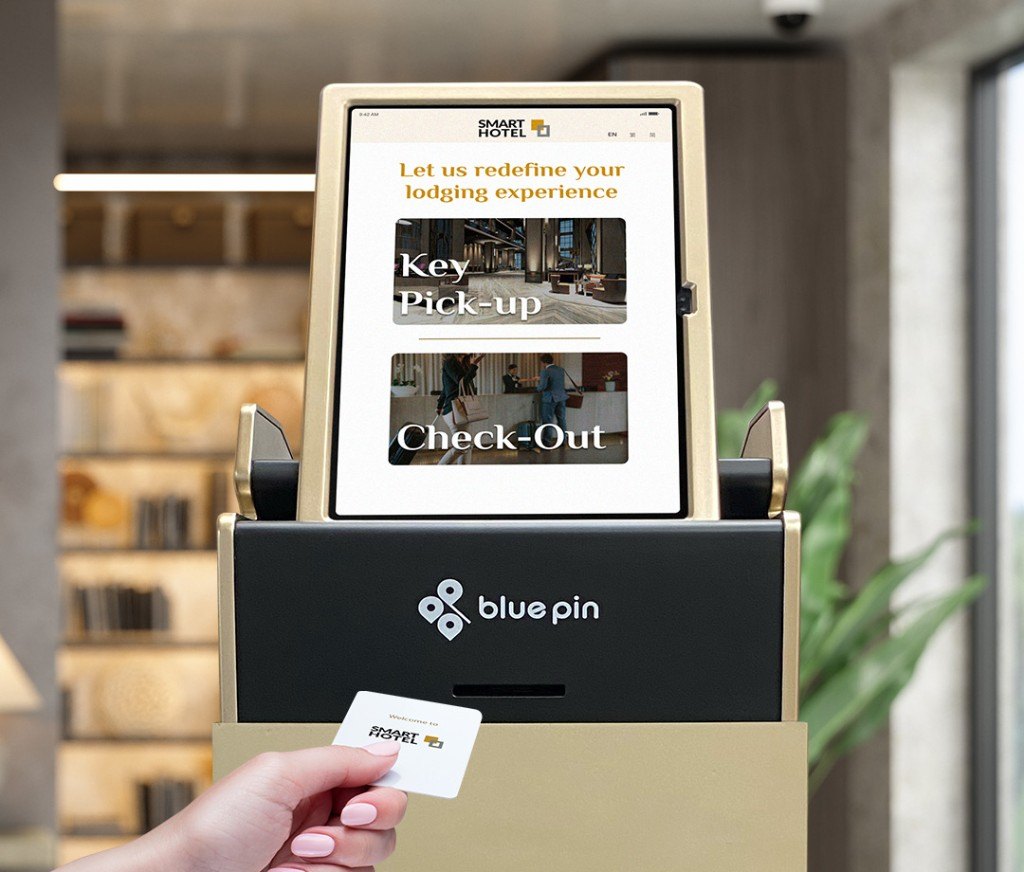 Express check-out kiosk with key return